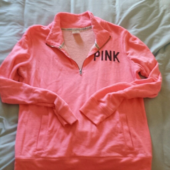 Victoria's secret pink half zip