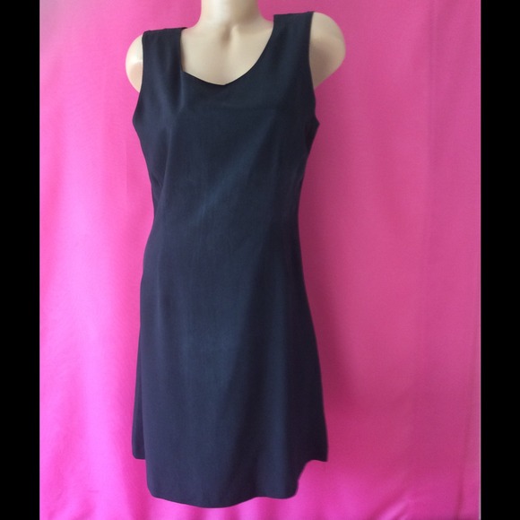 Express Silk black sleeveless dress sz 11