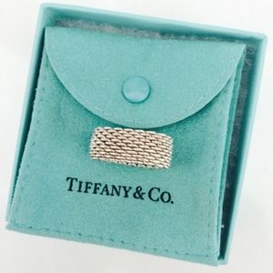 Genuine Tiffany & Co silver mesh ring