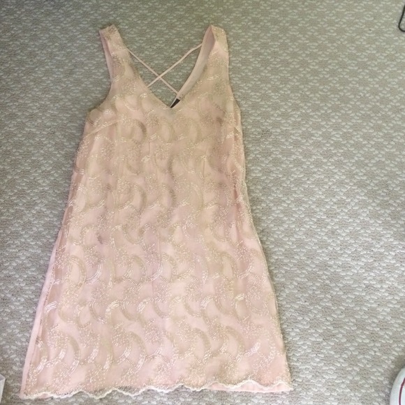 Champagne colored dress