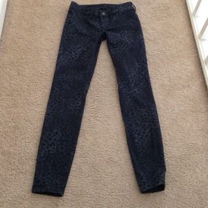 London Jean VSecret Animal Print Skinny Jeans