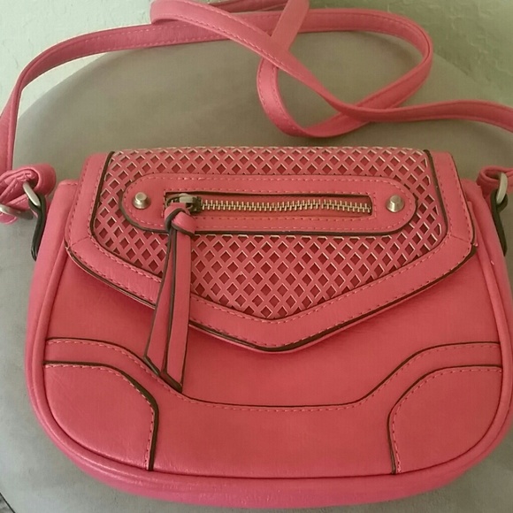 ALDO Handbags - Aldo Crossbody Purse Small in Coral Color