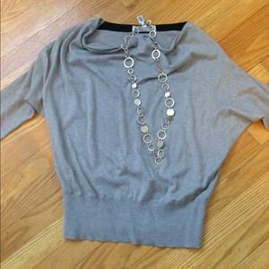 Loft gold long necklace