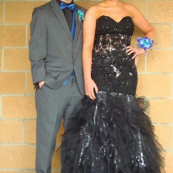 Black Mermaid Jovani Prom Dress