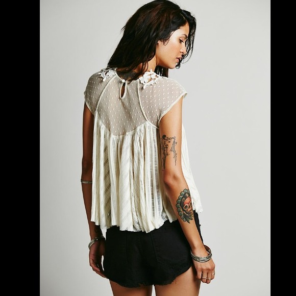 💜bundled Free People Lace top - Picture 3 of 4
