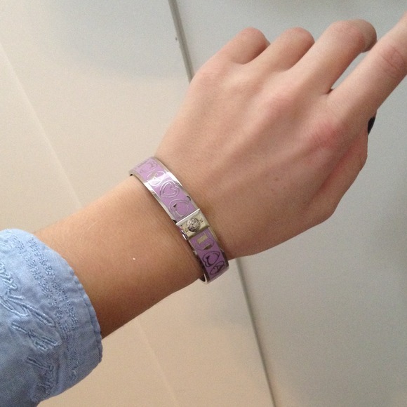 Purple coach bangle