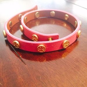 Tory Burch wrap bracelet.