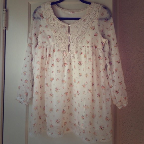 Flores printed Blouse