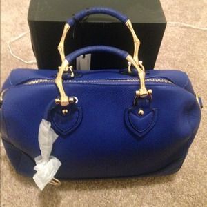Royal Blue satchel handbag