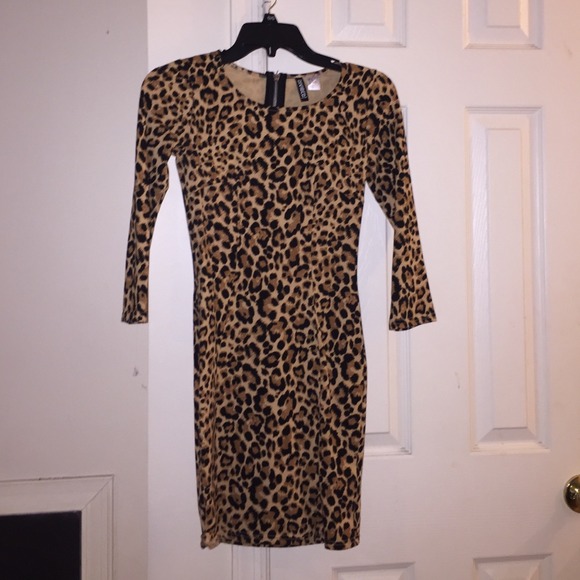 H&M leopard dress Sz. 2