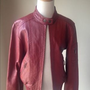 Faux Leather Jacket