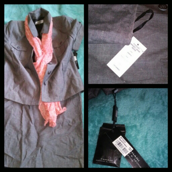 Beautiful gray blazer. 2Pz, Today 90% desc.
