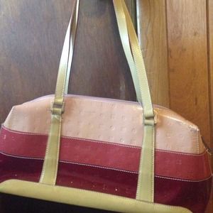 Arcadia patent leather handbag make offer
