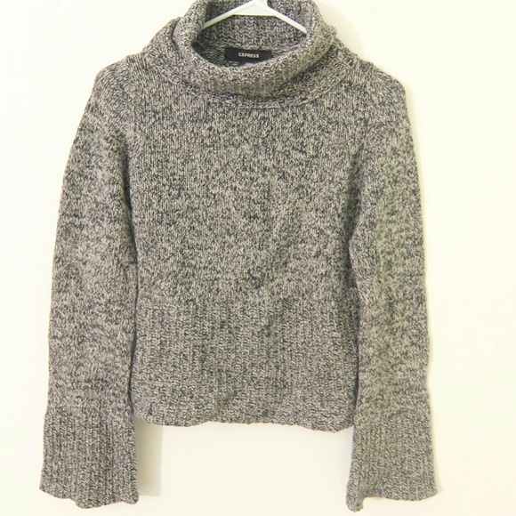 Express Sweaters - Express Marled Turtleneck