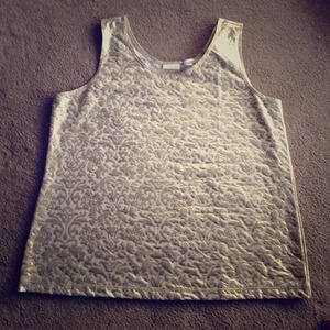 NWT Gold Accent Top