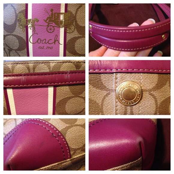 🔴SOLD🔴 Coach Leather Tote Bag✨FINAL PRICE✨ - Picture 4 of 4