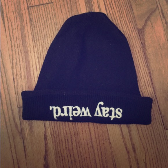 Brandy Melville 'Stay Weird' Beanie