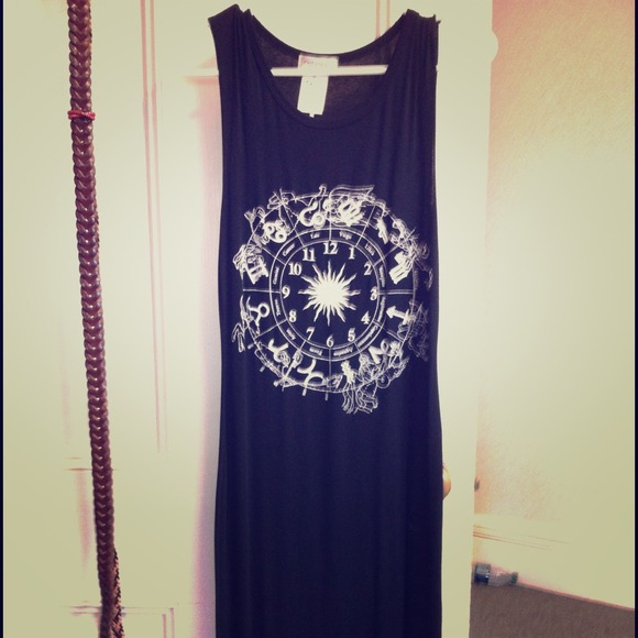 Urban outfitters black maxi dress