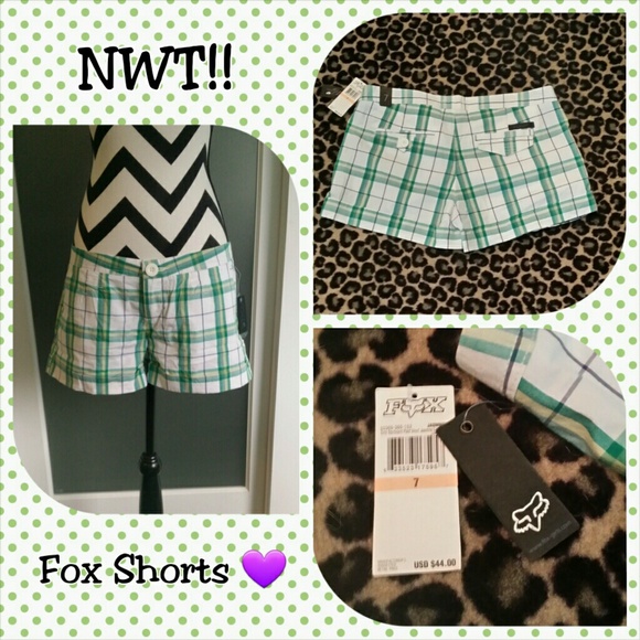 Fox Plaid Shorts
