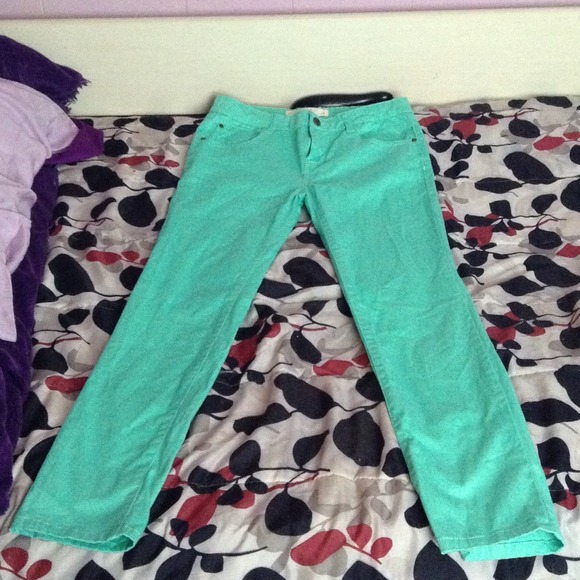 I am selling some epic threads turquoise pants