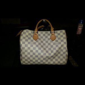 Louis Vuitton Speedy 30 Damier Azur