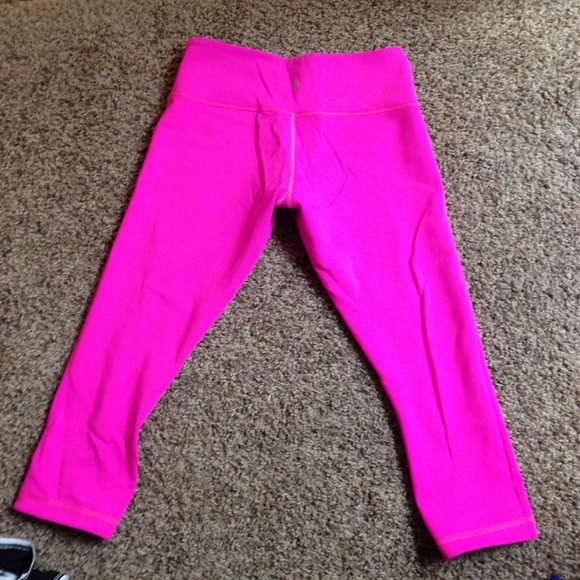 Lululemon reversible hot pink running pants