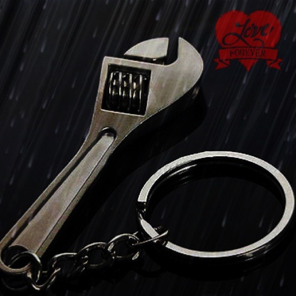Jewelry - Unisex wrench key ring.  REDUCED