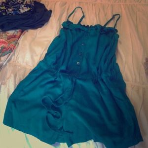 Teal romper!