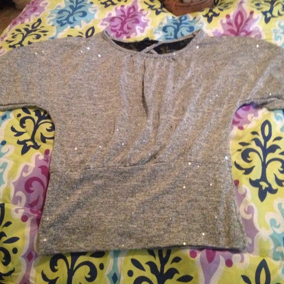 Silver sparkly shirt