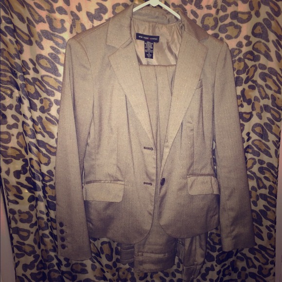 New York & Company Bronze Suit