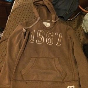 Aeropostale brown hoodie