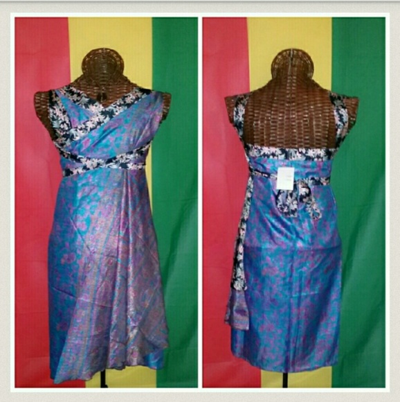 FLASH SALE " A TASTE OF INDIA" (H)80% silk - Picture 3 of 4