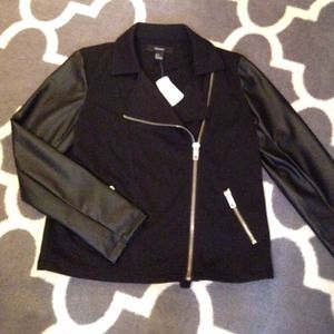 BRAND NEW Black Bomber Jacket