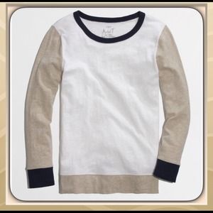 J.Crew Colorblock Baseball Tee
