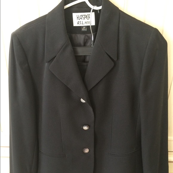 Kasper suit.