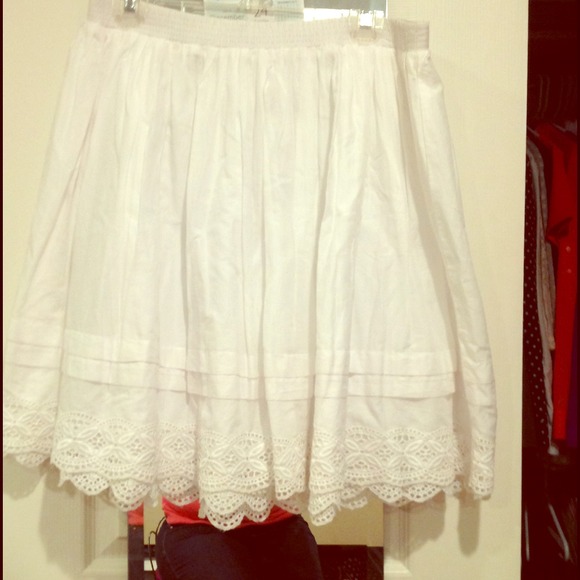 NWT white GAP skirt