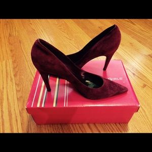 Suede BCBG Pumps