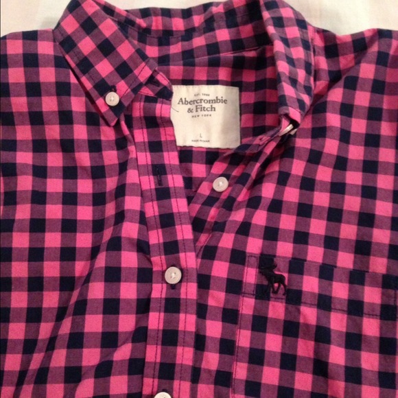 A and F Plaid Shirt NWOT - Picture 2 of 2