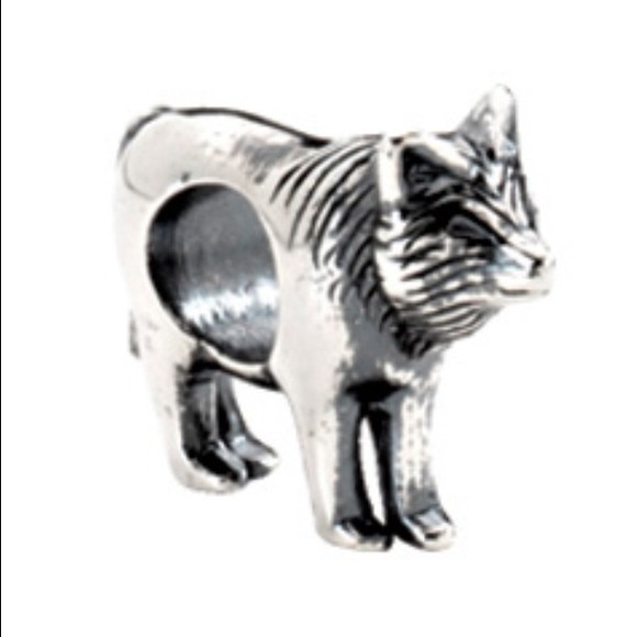 charm pandora wolf charm pandora wolf