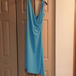 Turquoise summer dress
