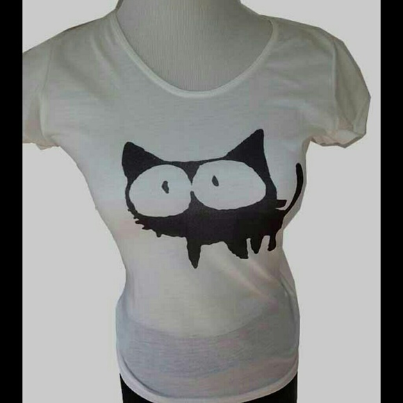 Sold Fun kitty tshirt