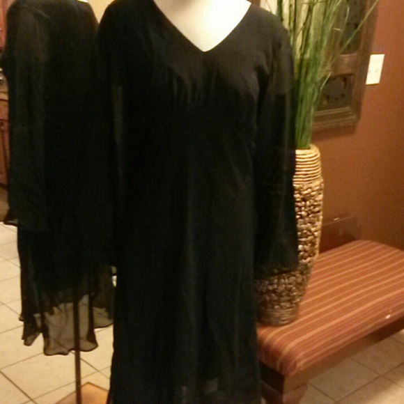Sheer Black Dtess