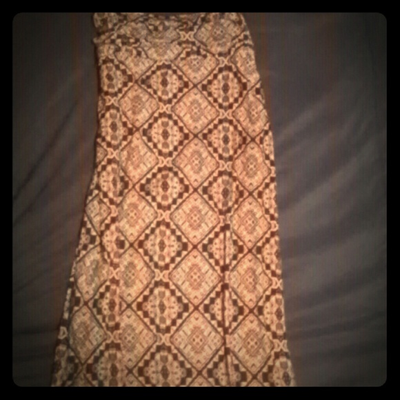 Black and white Maxi skirt