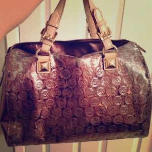 Michael Kors chocolate Grayson bag