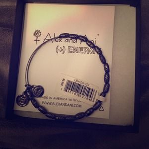 NEW Alex and Ani Black Beach bracelet
