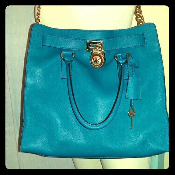 Michael Kors Leather Hamilton Tote