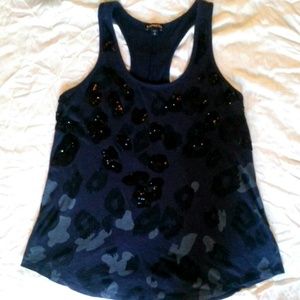 Leopard print racerback