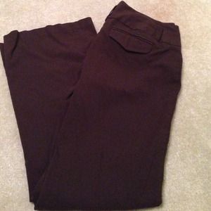 Dark brown dress pants