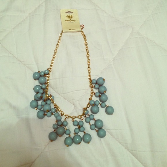 Adorable mint green necklace