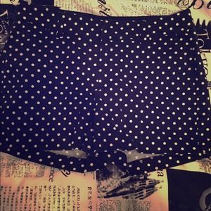 Polka dot shorts